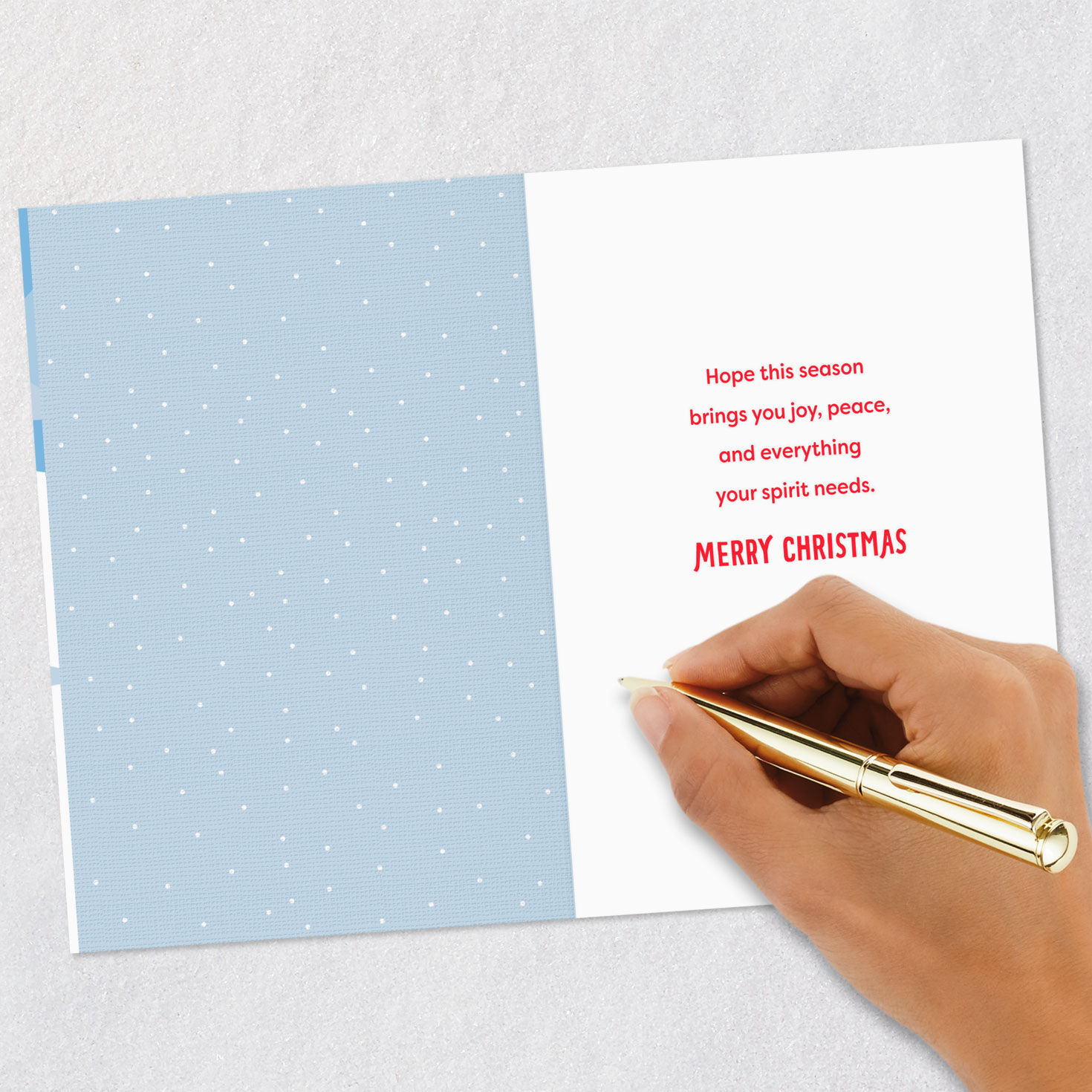 Woodland Animals Nature Christmas Card Signing card image number 6