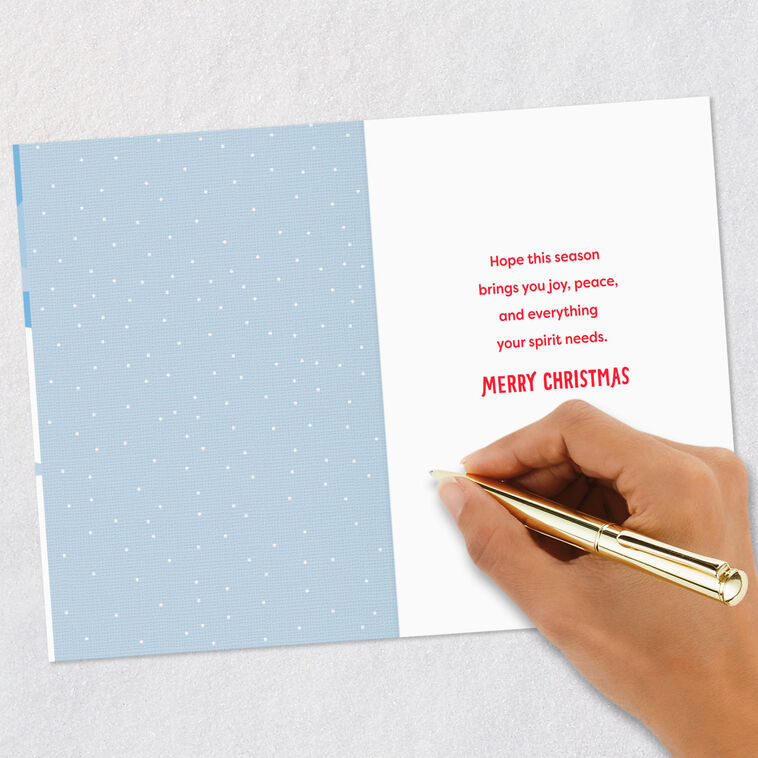 Woodland Animals Nature Christmas Card Signing card image number 6