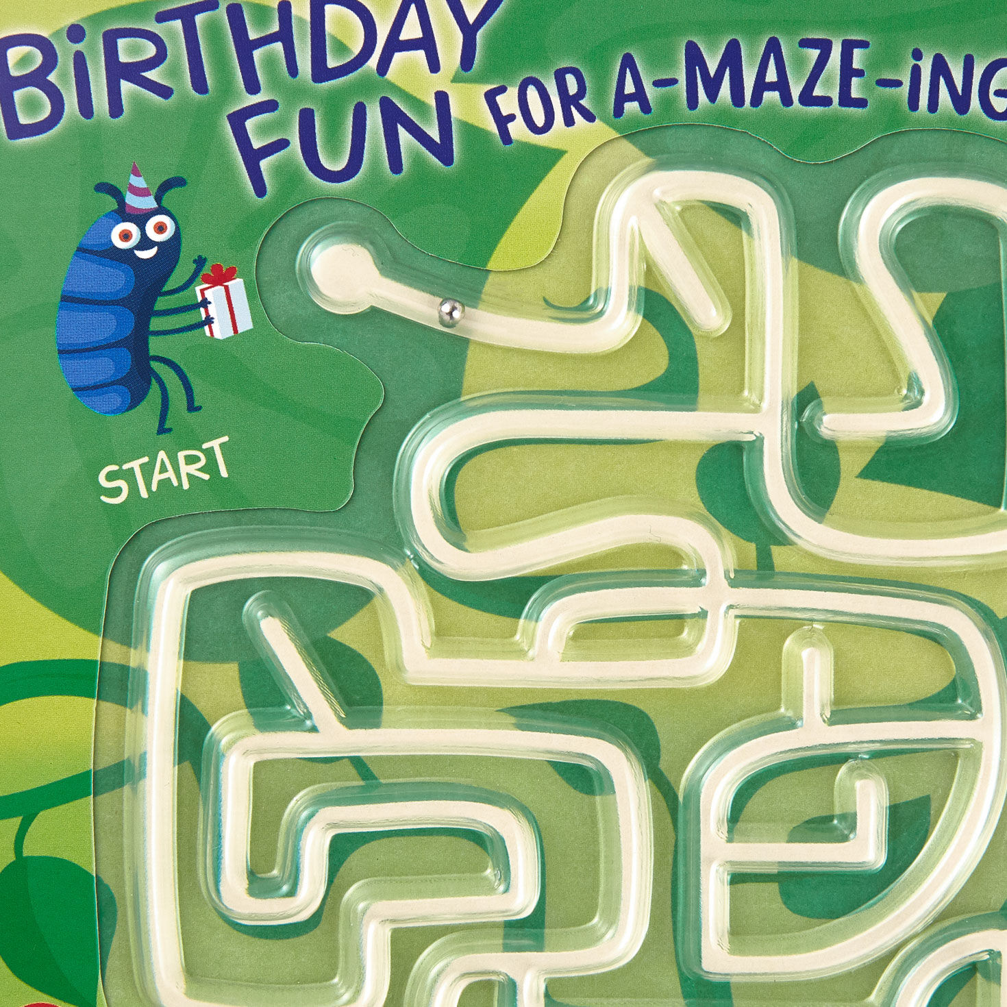Roly Poly Ball Maze Game Birthday Card for Kids Card Front Detail image number 4