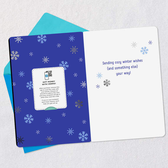 Cozy Winter Wishes Venmo Holiday Card, , large image number 3