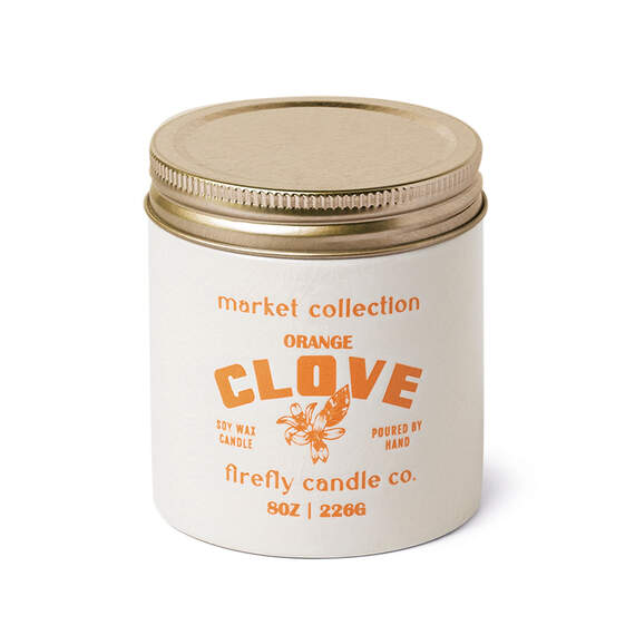 Paddywax Market Orange Clove Jar Candle, 8 oz.