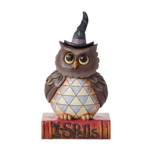 Jim Shore Halloween Owl Figurine, 5.51", 