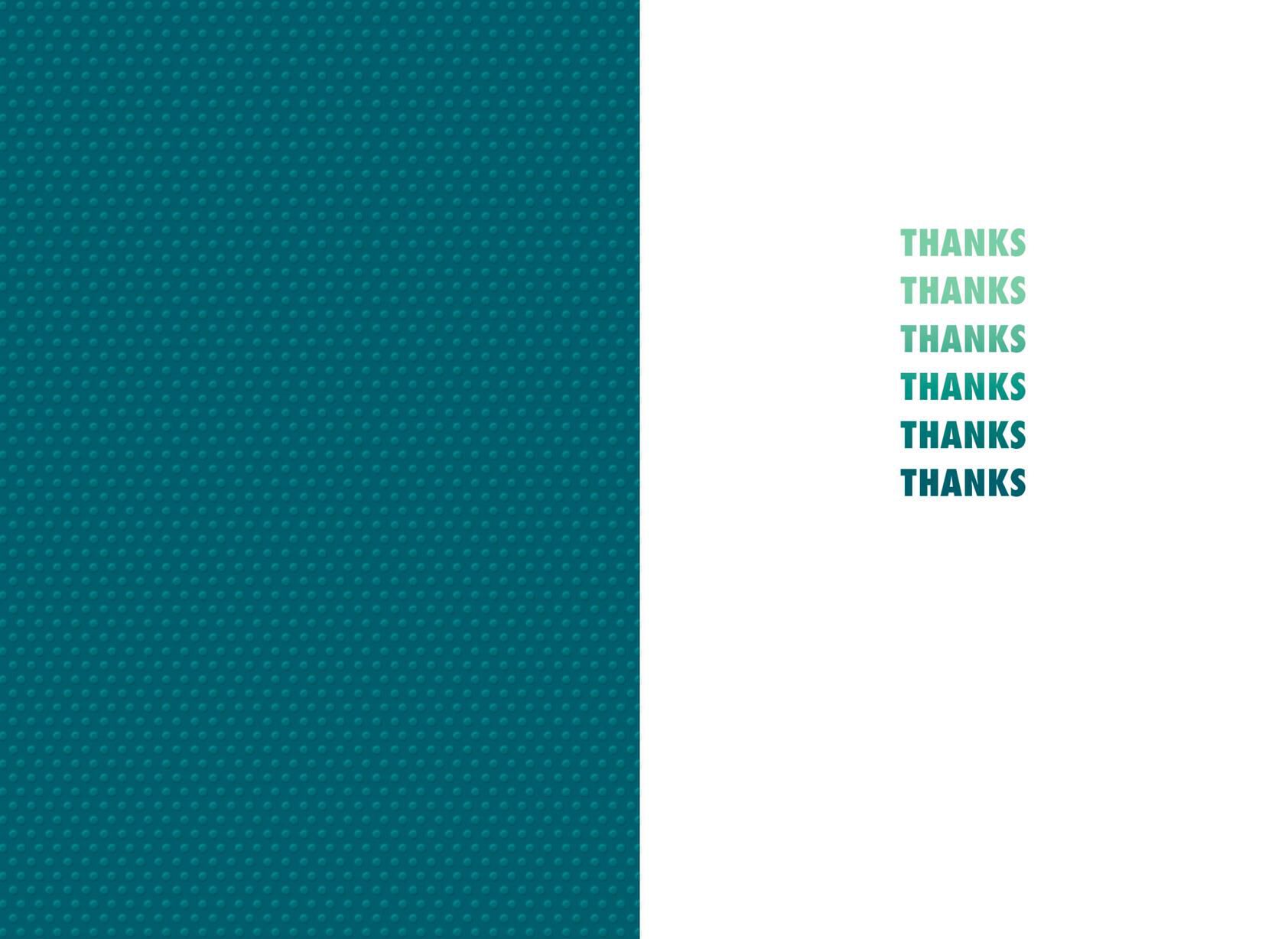 Many Many Many Thank You Card