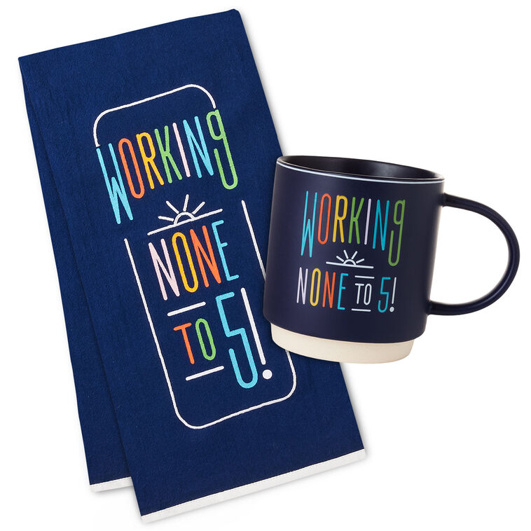 Working None to Five Retirement Gift Set