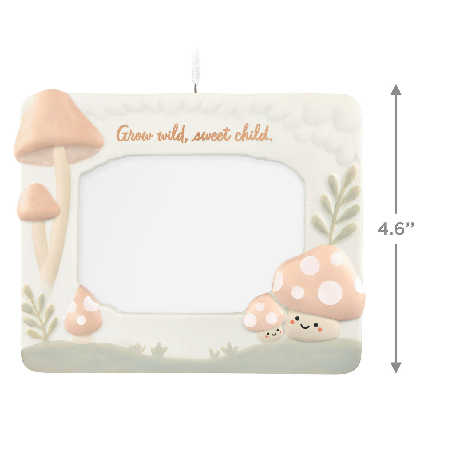 Grow Wild, Sweet Child Porcelain Photo Frame Ornament for only USD 24.99 | Hallmark