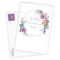 Modern Floral Wreath Custom Anniversary Card, , large image number 2