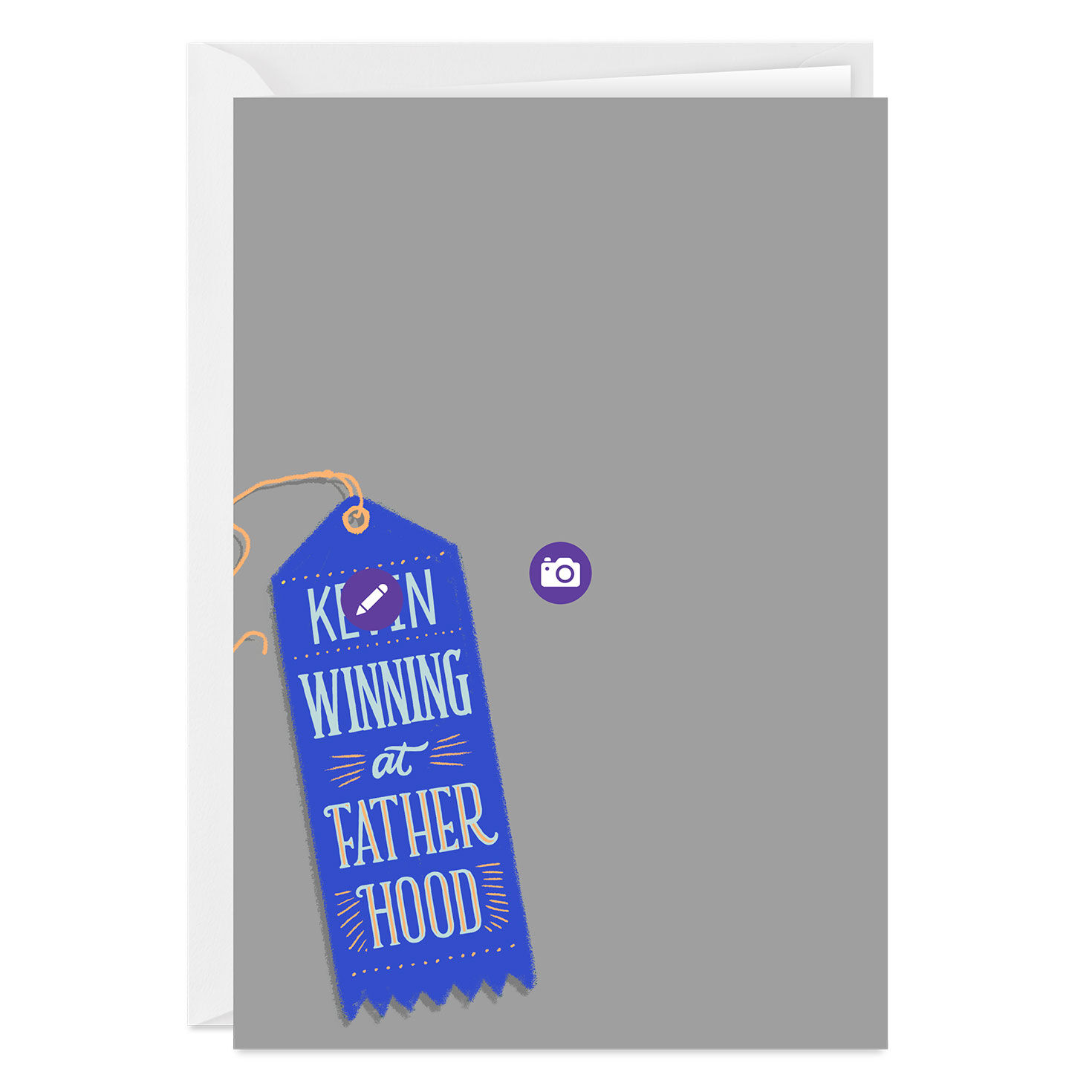 Personalized Winning at Fatherhood Photo Card for only USD 4.99 | Hallmark