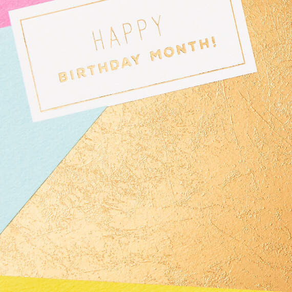 Happy Birthday Month Birthday Card, , large image number 4
