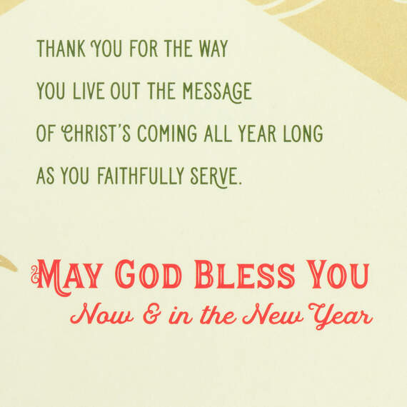Thanking God for You Religious Christmas Card for Priest, , large image number 2