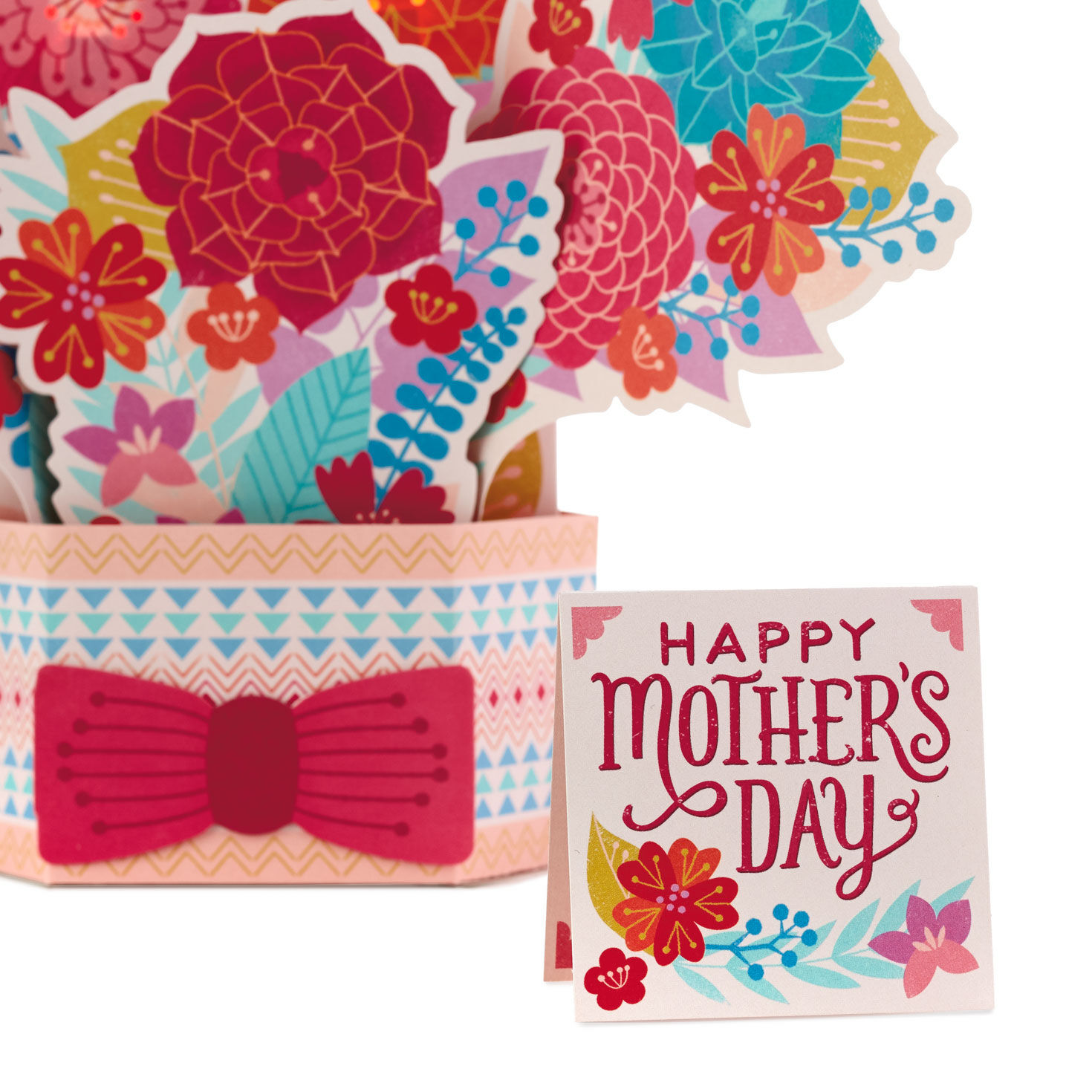 Flowers Musical 3D Pop-Up Mother's Day Card With Light attachment image number 4