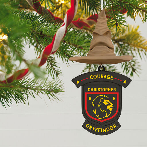 Harry Potter™ Sorting Hat House Trait Personalized Text Ornament, 