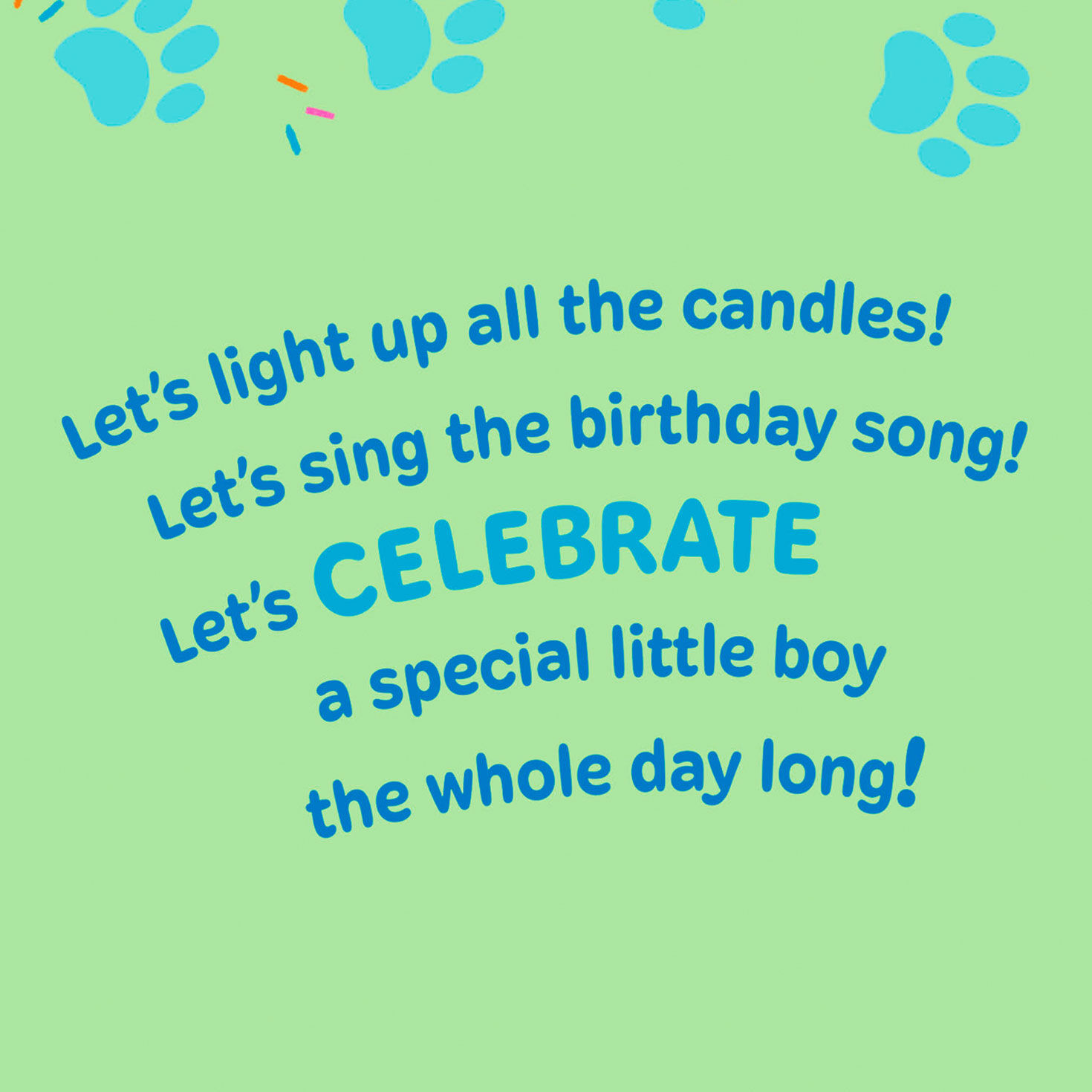 Let's Celebrate 1st Birthday Card for Boy, , large image number 2