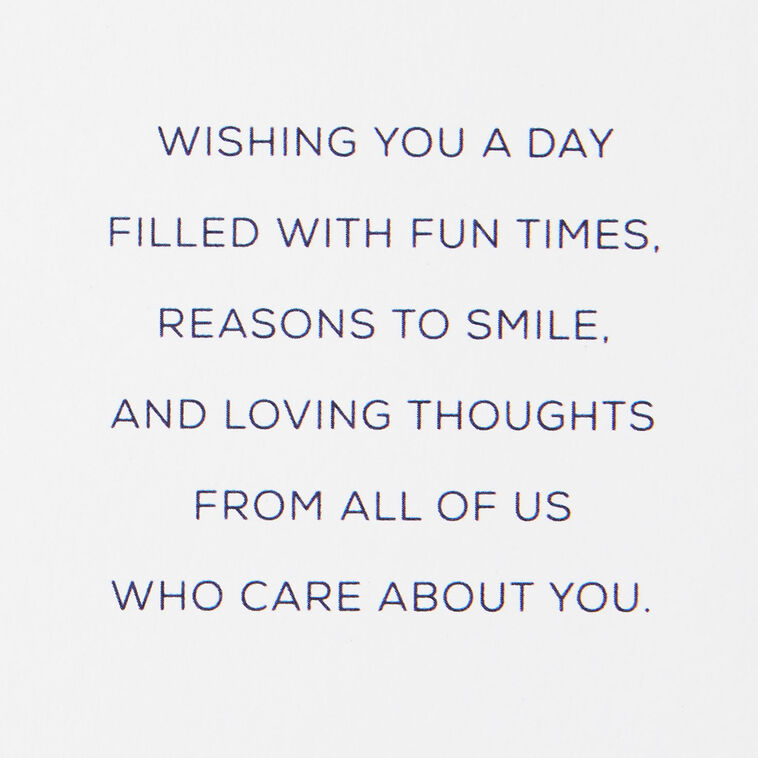 Loving Thoughts From Us Birthday Card for Uncle, , large image number 2