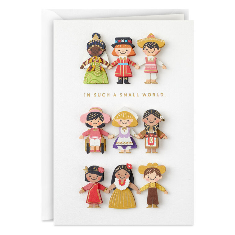 Disney It’s a Small World Thinking of You Card