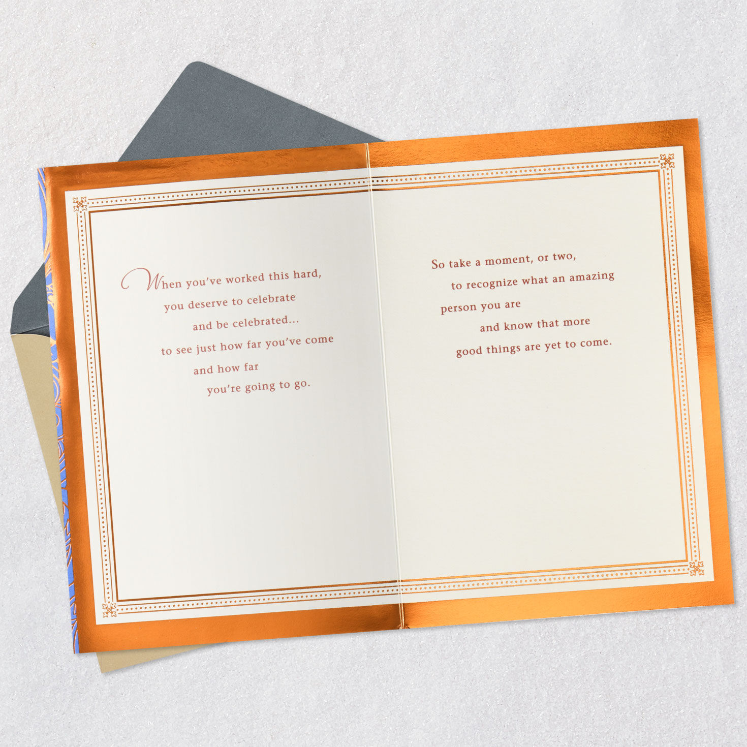 You Worked Hard for This Achievement Congratulations Card
