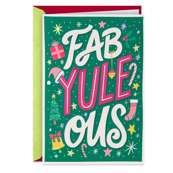 Fab-Yule-Ous You Christmas Card for Niece