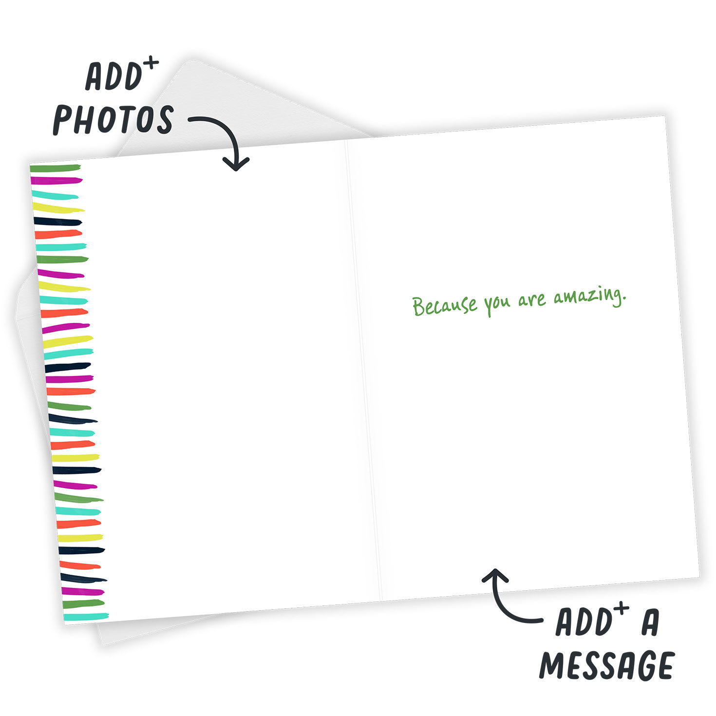 Never Stop Being You Zebras Custom Card, , large image number 3