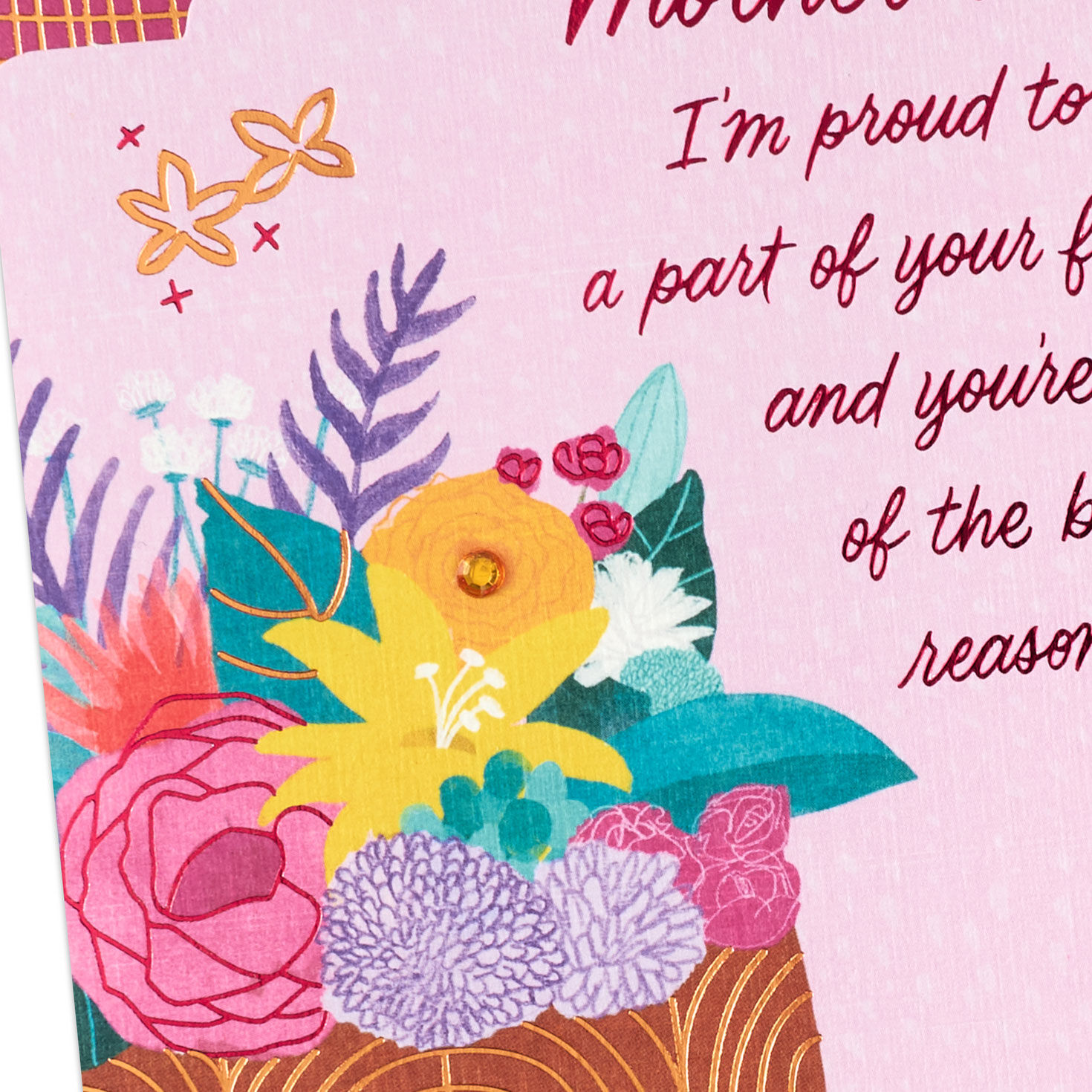 Flower Basket Mother-in-Law Mother's Day Card  image number 4