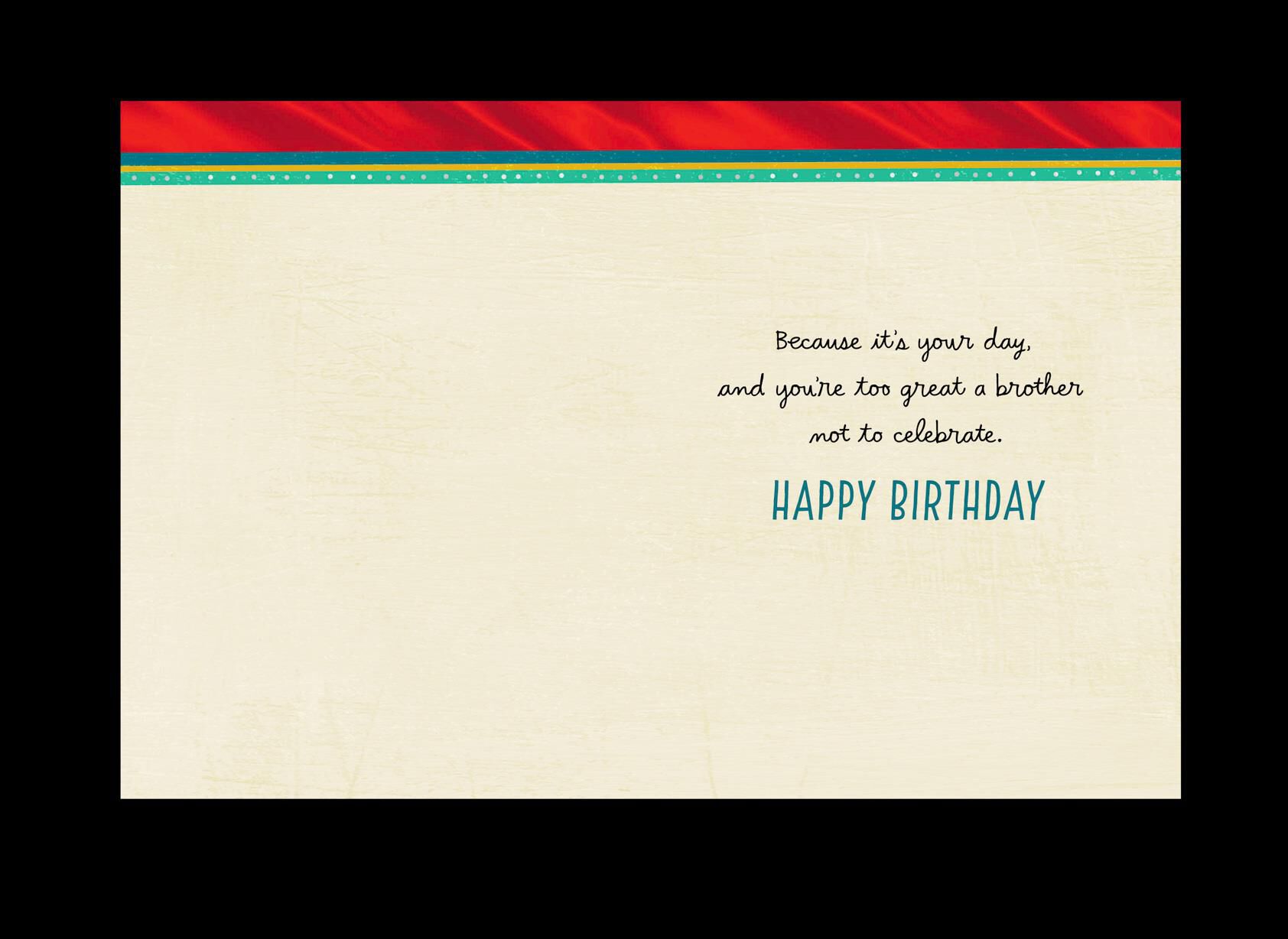 Awesome Day Birthday Card for Brother