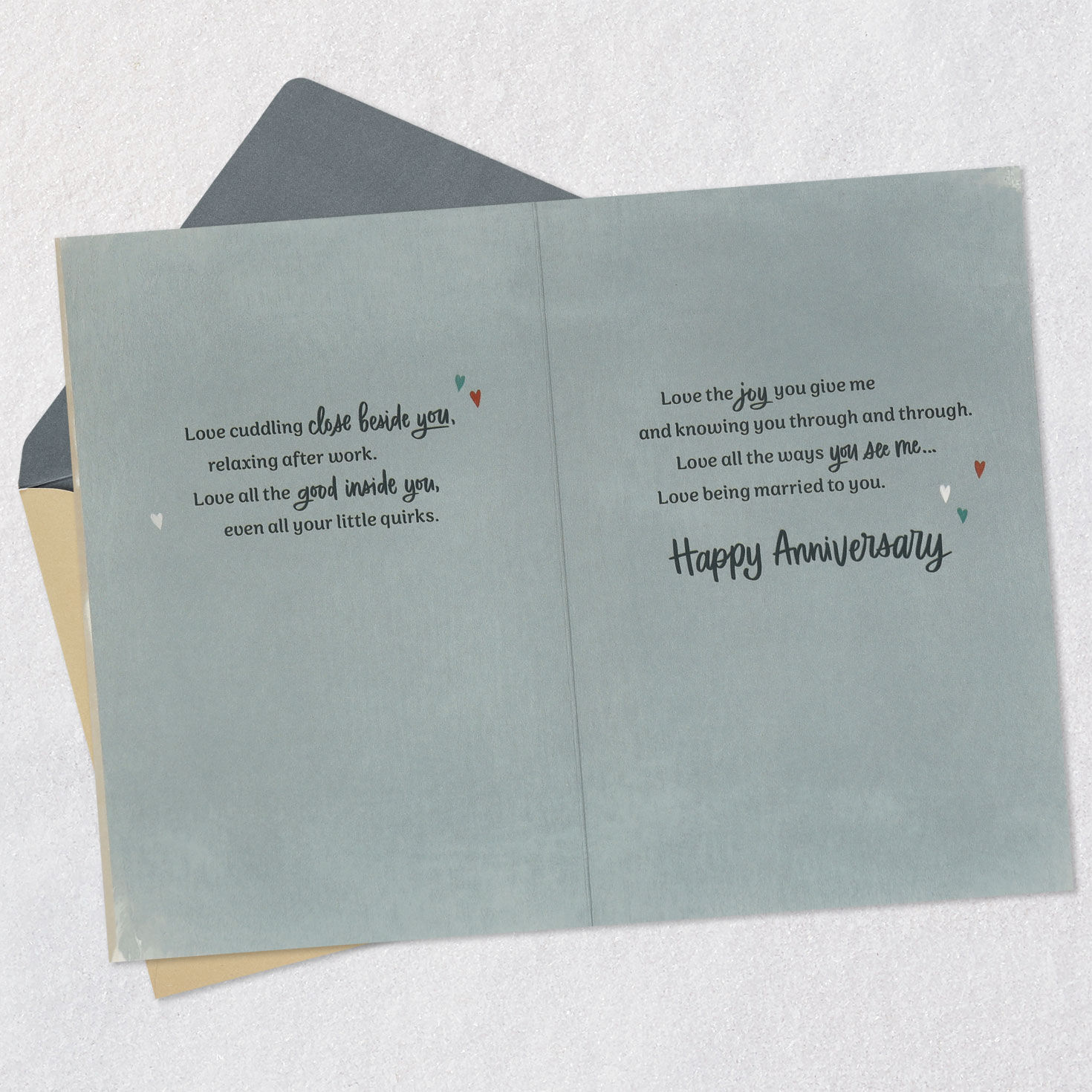 You're My Happy Place Anniversary Card for Husband, , large image number 4