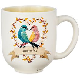 Lovebirds Ceramic Mug, Lovebirds Ceramic Mug, , large