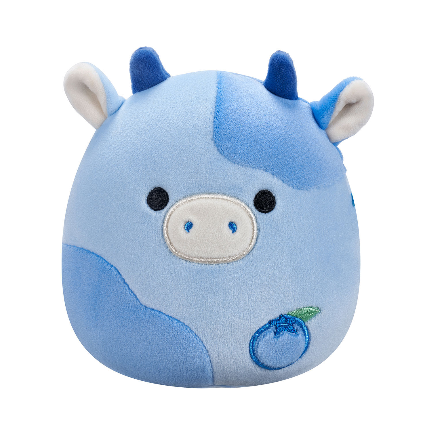 8" Squishmallows Rutanya Blueberry Cow Little Plush