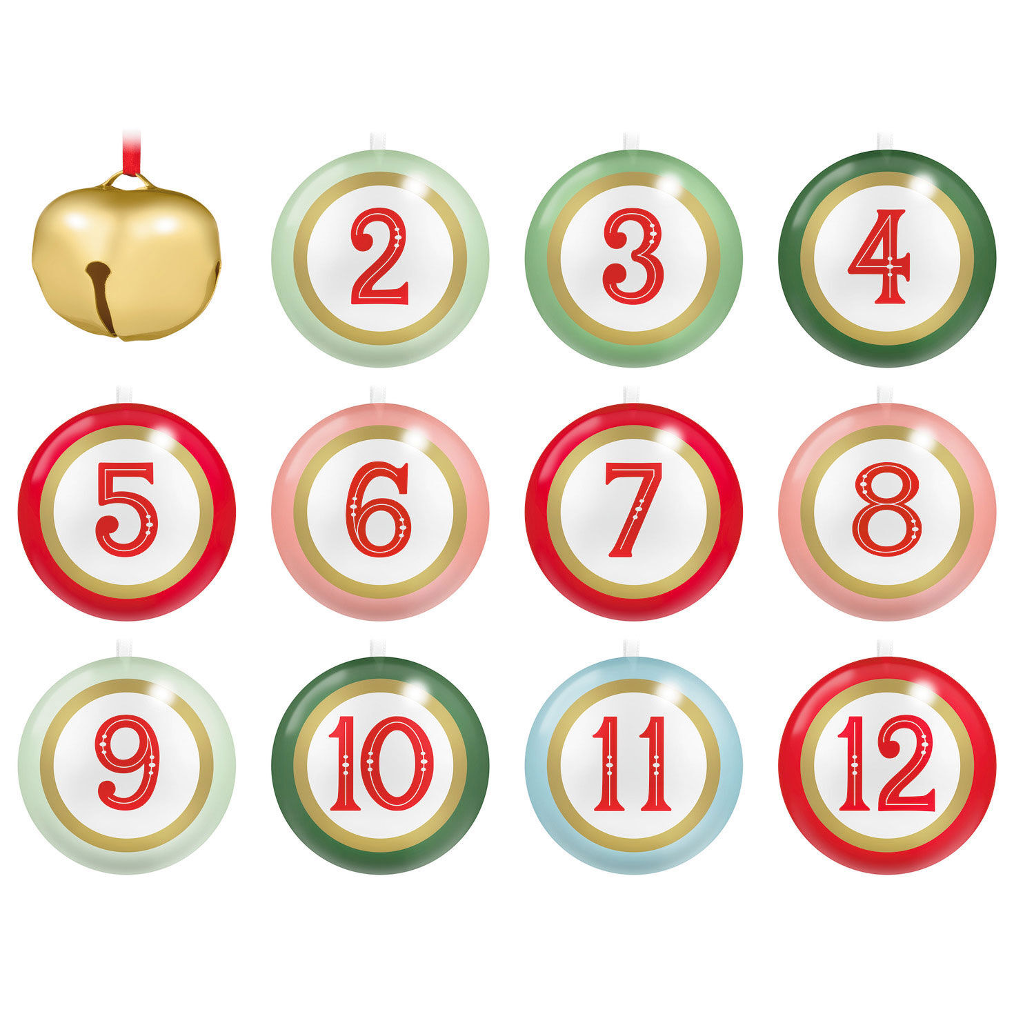The North Pole's Countdown Book and Ornaments Set back image number 9