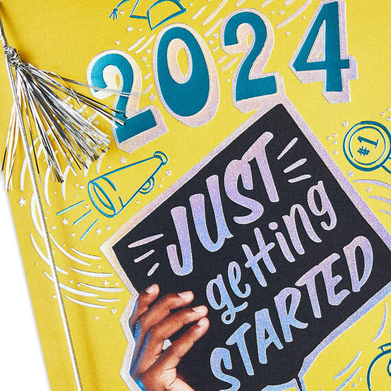 Just Getting Started 2024 Graduation Card, , large image number 4