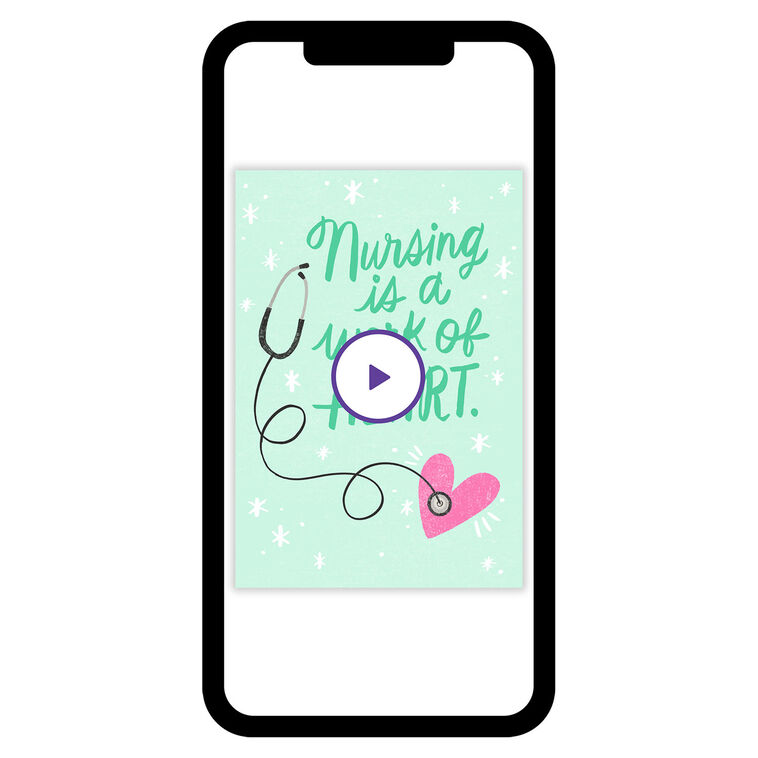 Work of Heart Thank-You eCard for Nurse