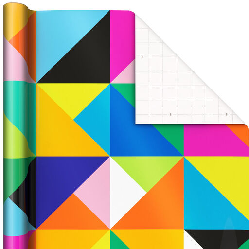 Color Block Wrapping Paper, 20 sq. ft., 