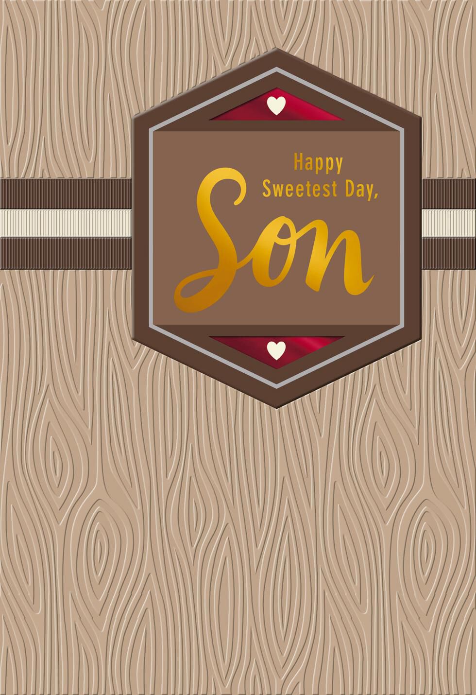 Love You Sweetest Day Card for Son