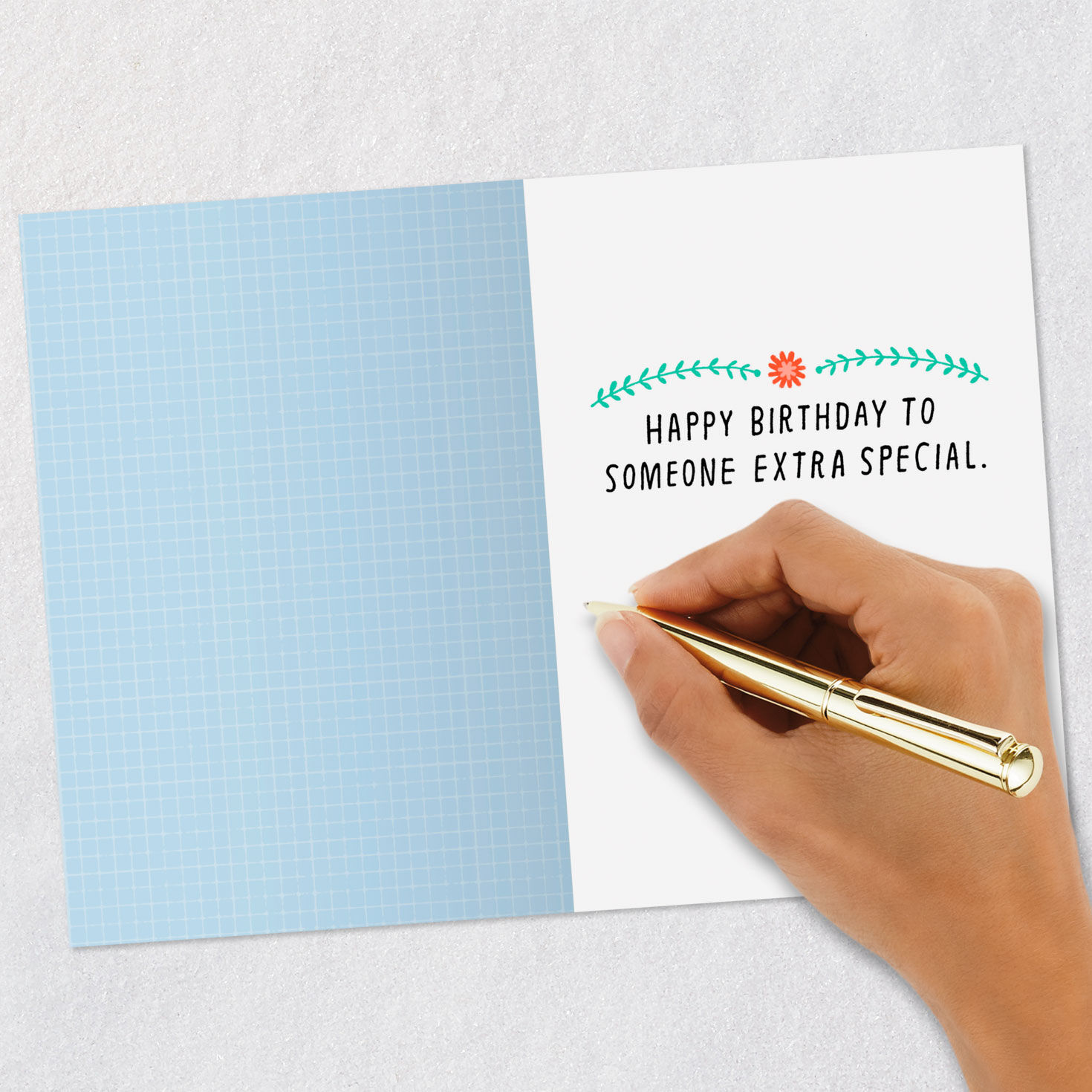 Pocket Dress Birthday Card for Her Signing card image number 6