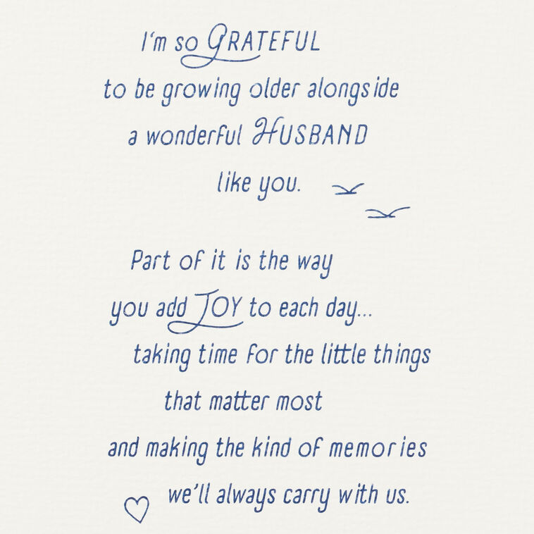 Blessed to Share Life With You Birthday Card for Husband, , large image number 2