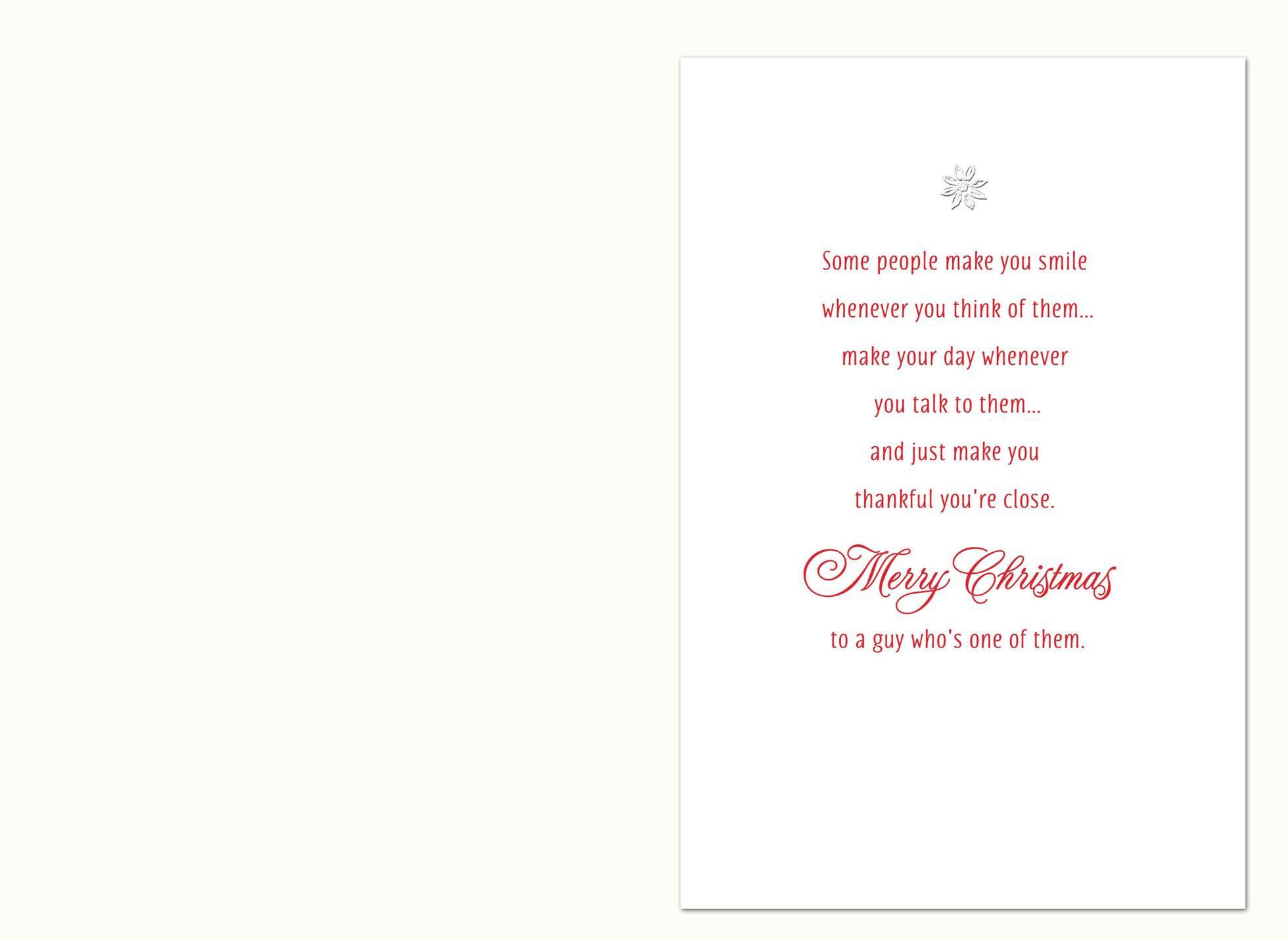 Giving Thanks for You Christmas Card