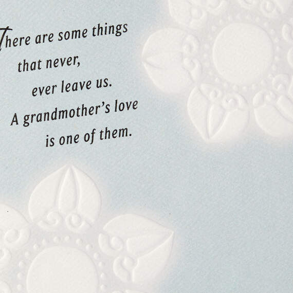 A Grandma's Love Never Leaves Sympathy Card, , large image number 4