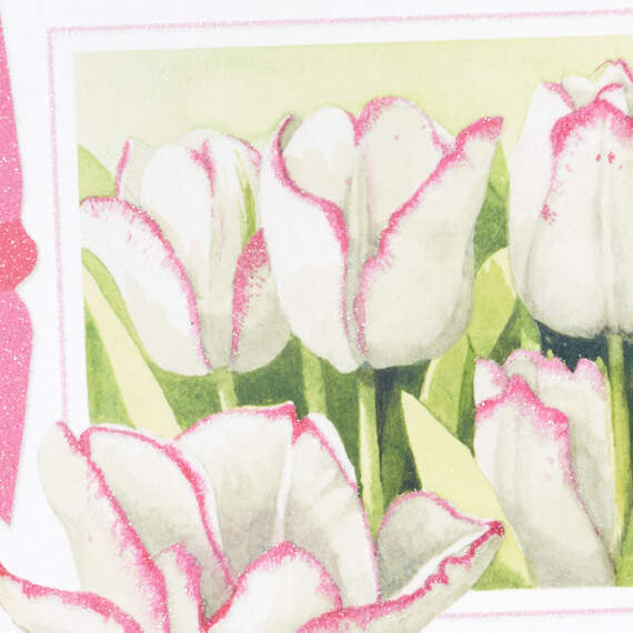 Marjolein Bastin Tulips and Bunny Assorted Easter Cards, Pack of 6, , large image number 4