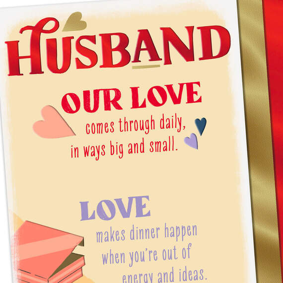 Our Love Comes Through Daily Valentine's Day Card for Husband, , large image number 8