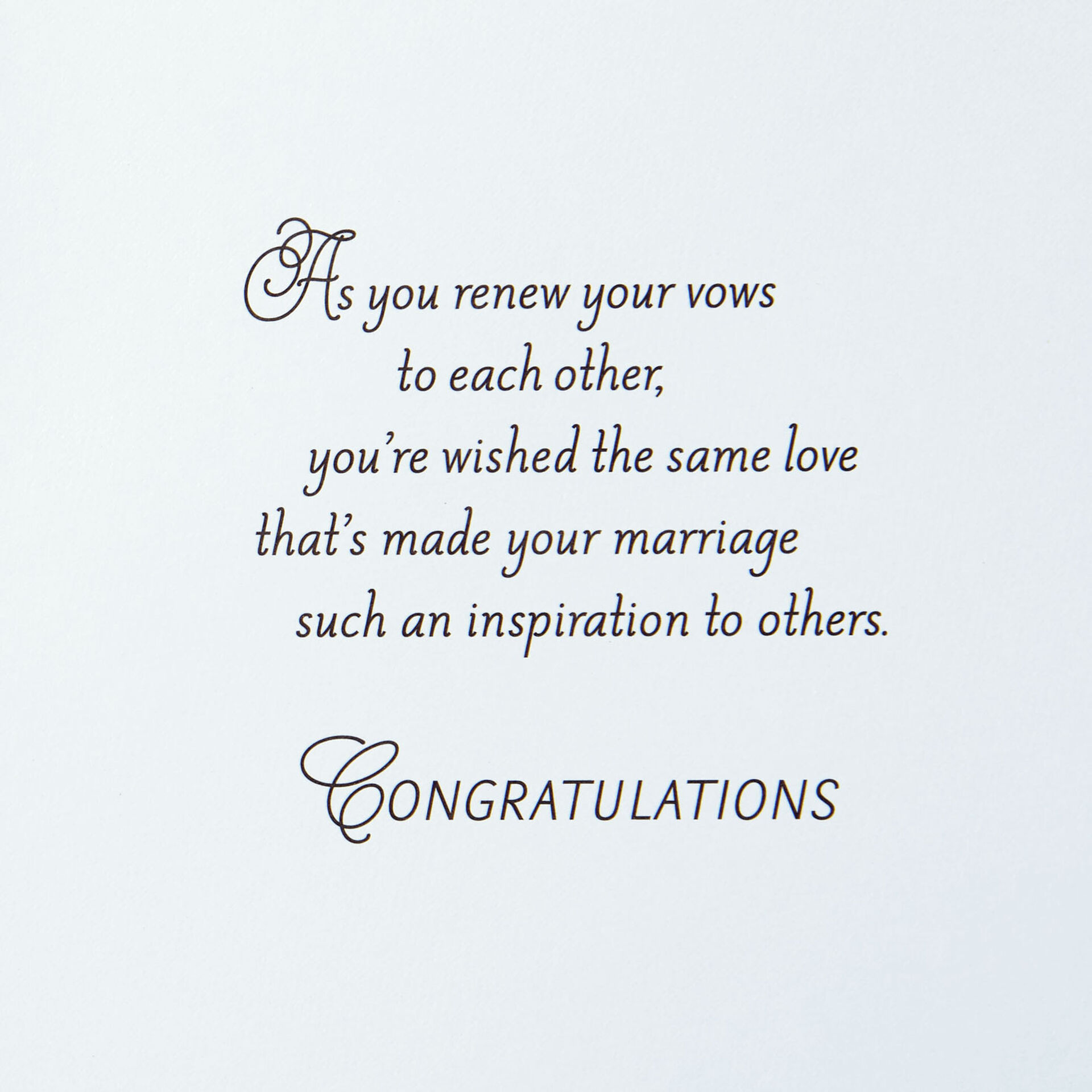 Renewing Vows Wedding Card Greeting Cards Hallmark