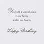 You Hold a Special Place in Our Family Birthday Card, , large image number 2