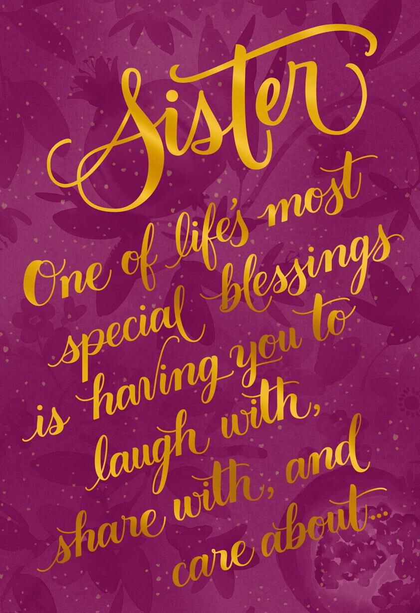 Special Blessings Rosh Hashanah Card for Sister