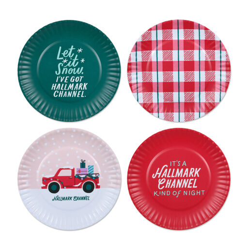 Hallmark Channel Appetizer Plates, Set of 4, 