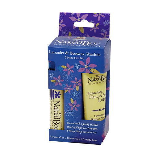 The Naked Bee Lavender & Beeswax Gift Set, 2 Pieces, 