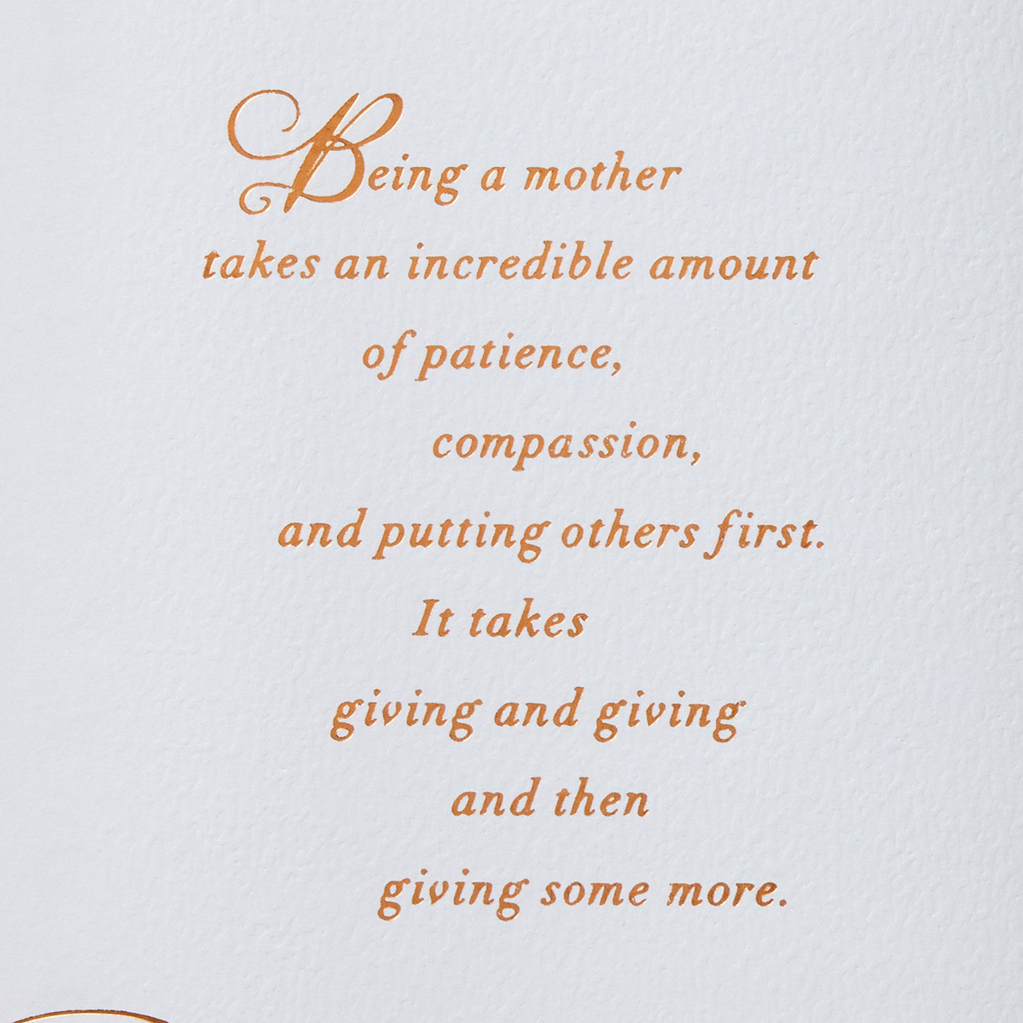 Lavender and Gold Mother's Day Card for Daughter Sentiment image number 2
