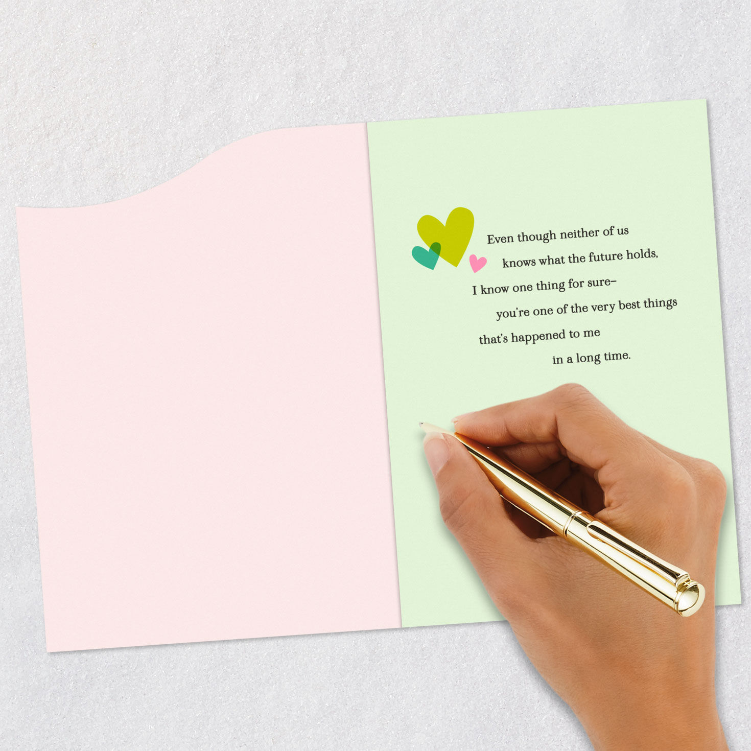 Hearts New Relationship Love Card Signing card image number 7