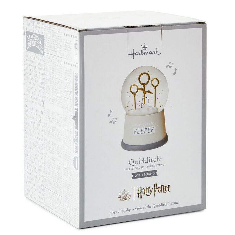 Quidish Numbers Harry Potter™ Quidditch™ Our Little Keeper Musical Snow Globe - Snow ...