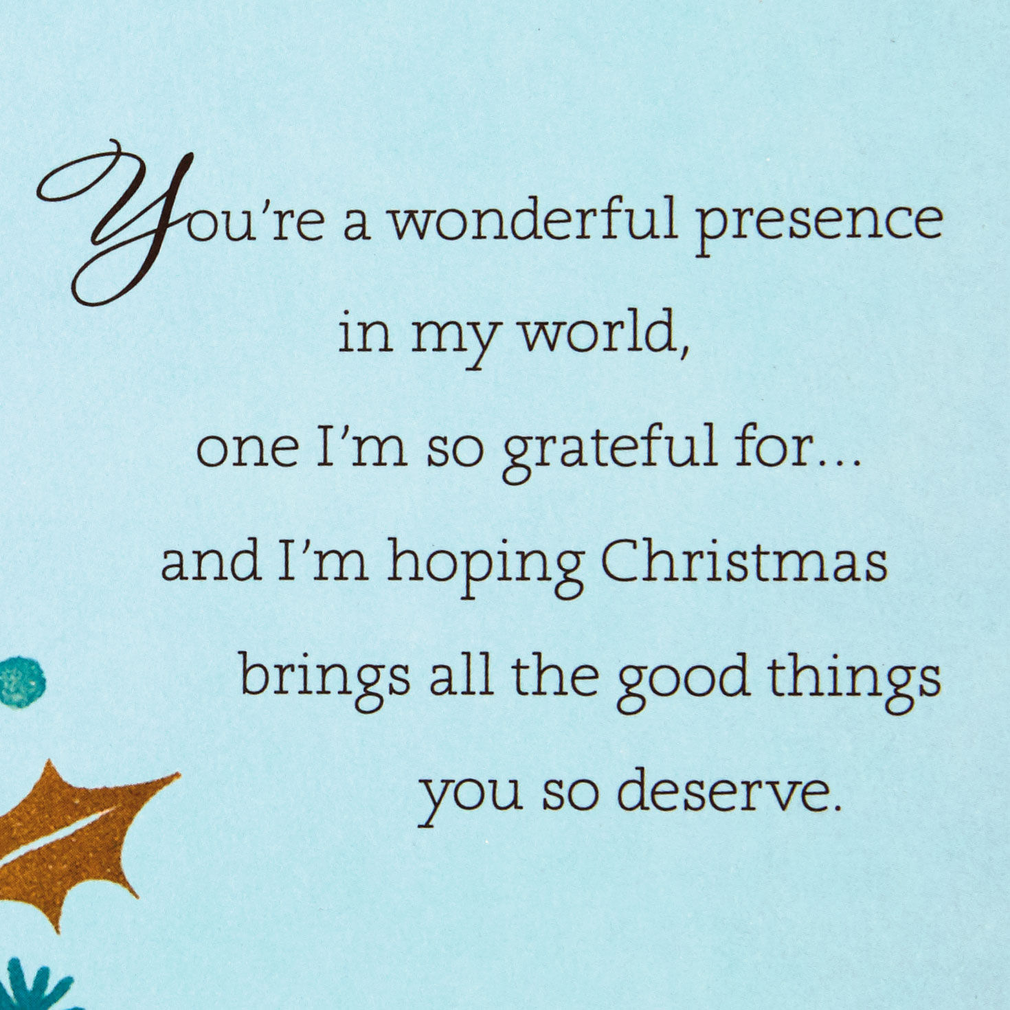 Thanks for Being You Christmas Card, , large image number 2