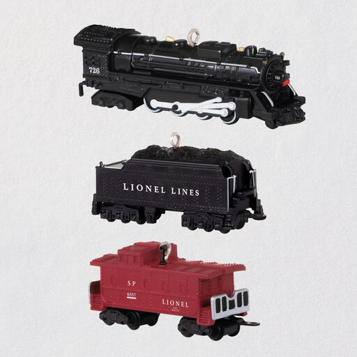 Mini Lionel® 2129WS Freight Ornaments, Set of 3, 