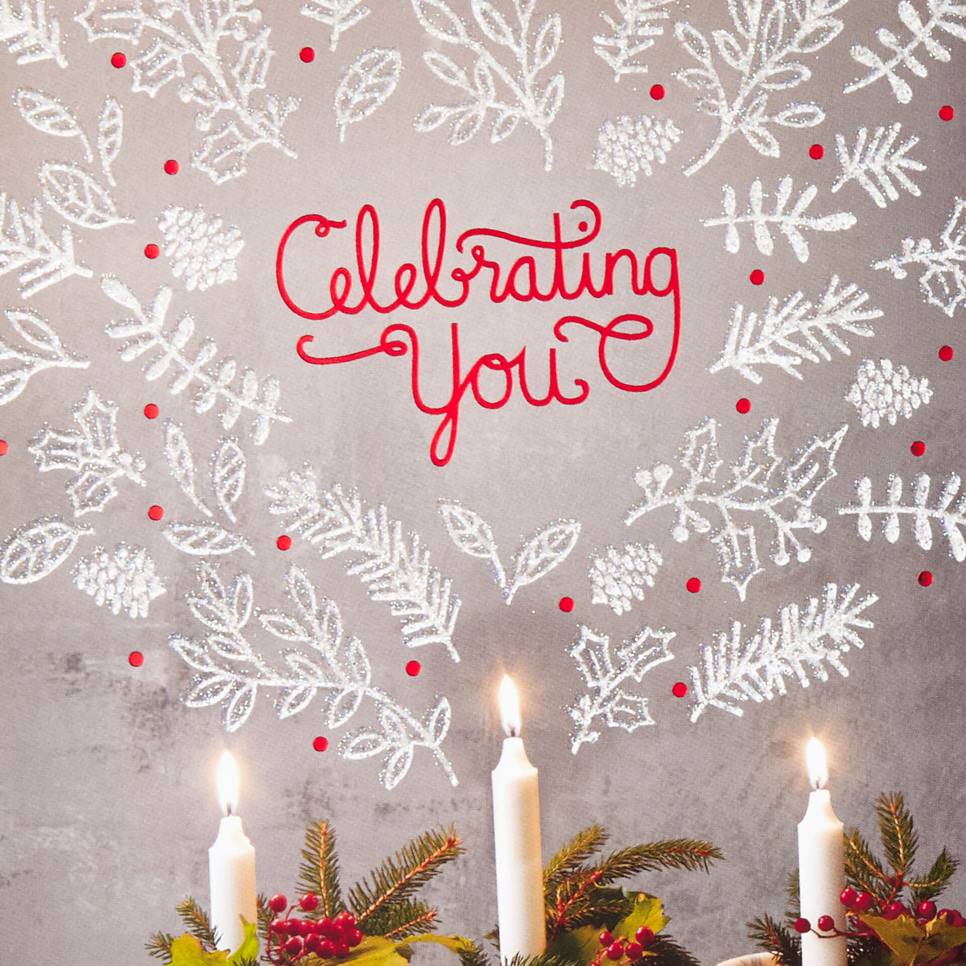 Candles Celebrating You Christmas Birthday Card - Greeting Cards - Hallmark