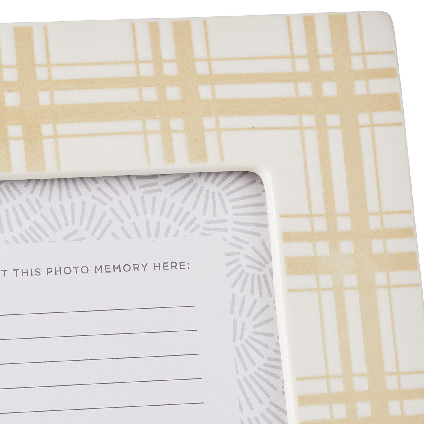 Retirement Quote on Plaid Picture Frame, 4x6, , large image number 3