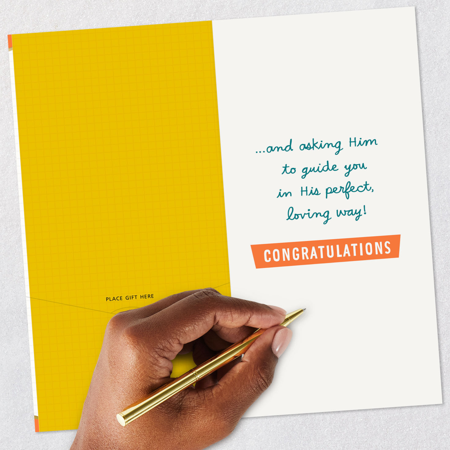 Cross and Chalice Money Holder 1st Communion Card signing card image number 8